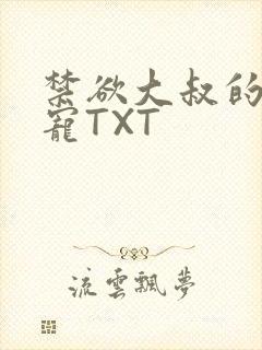 禁欲大叔的心尖宠TXT