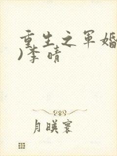 重生之军婚(h)李晴