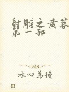 射雕之黄蓉新传第一部