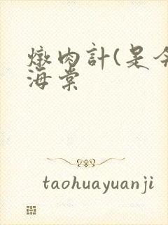 炖肉计(是今)海棠封面