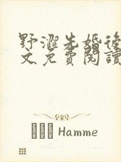 野涩先婚后爱全文免费阅读笔趣阁封面