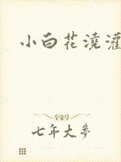 小白花浇灌日常封面