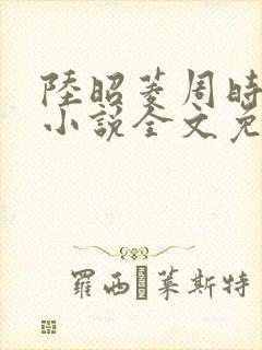 陆昭菱周时阅的小说全文免费阅读