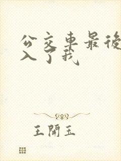 公交车最后一排入了我