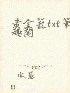 黄金笼txt笔趣阁