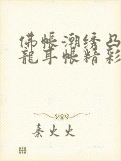 佛帐潮绣凸浮双龙耳帐精彩片段