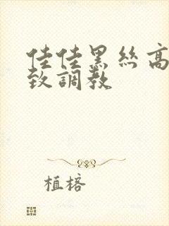 佳佳黑丝高跟极致调教