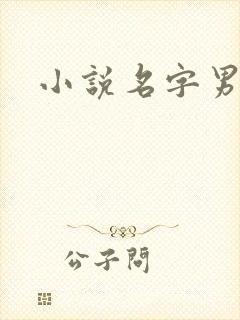 小说名字男生