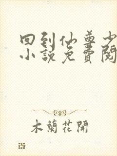 回到仙尊少年时小说免费阅读笔趣阁