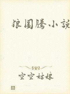 狼图腾小说封面