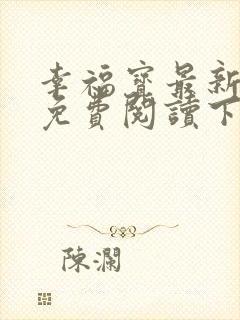 幸福宝最新章节免费阅读下载