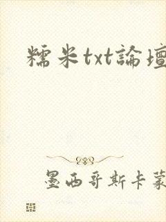 糯米txt论坛