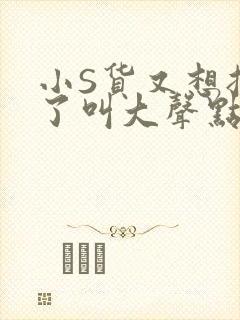 小S货又想挨C了叫大声点小