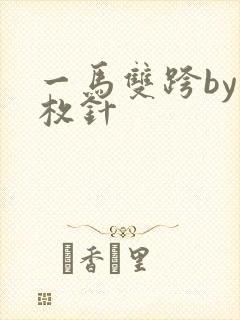 一马双跨by折枚针封面