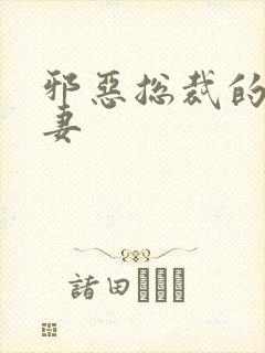 邪恶总裁的娇宠妻封面