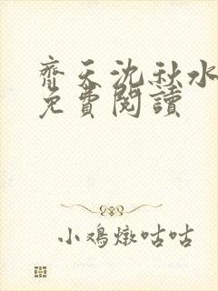 齐天沈秋水小说免费阅读封面