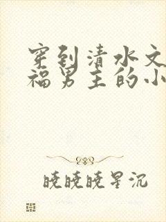 穿到清水文里造福男主的小说