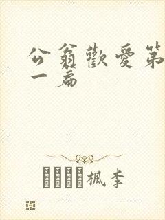 公翁欢爱第三十一篇