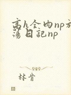 高h全肉np放荡日记np封面