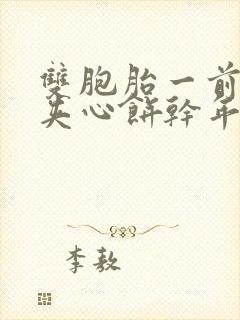 双胞胎一前一后夹心饼干年下