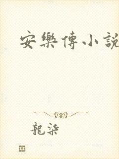 安乐传小说封面