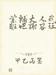 首辅大人我们和离吧谢容珏封面