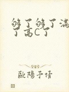 够了够了满到C了高C了封面