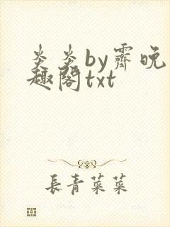 炎炎by霁晚笔趣阁txt封面