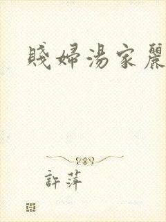 贱妇汤家丽封面