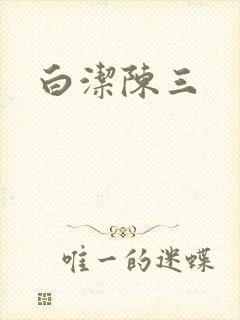 白洁陈三