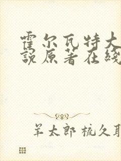 霍尔瓦特大街小说原著在线阅读封面