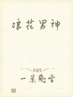 浪花男神封面