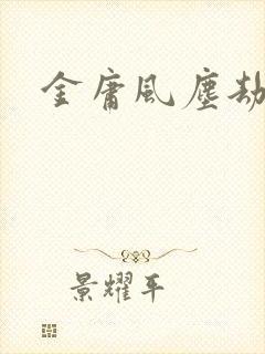 金庸风尘劫封面