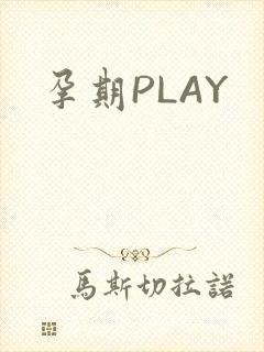 孕期PLAY封面