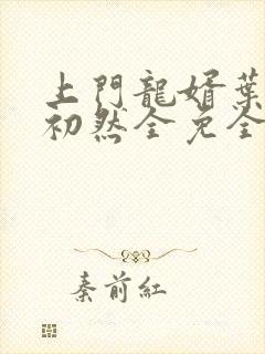 上门龙婿叶辰萧初然全免全集
