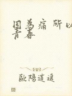 因为痛 所以叫青春