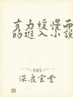 有力缓慢而坚定的进入小说封面