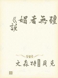 《媚者无疆》小说封面