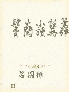 肆火小说笔趣免费阅读无弹窗