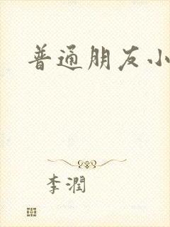 普通朋友小说封面