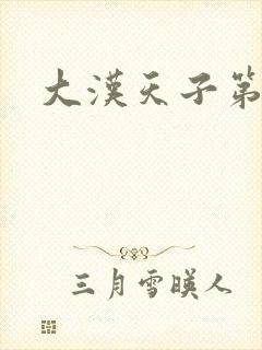 大汉天子第一部