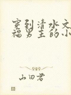 穿到清水文里造福男主的小说