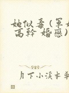 她似毒 (军婚 高干 婚恋)完结