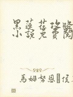 黑莲花攻略手册小说免费阅读