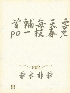 首辅每天要不够po一枝春免费阅读