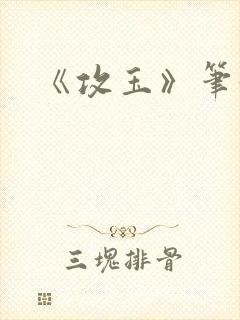 《攻玉》笔趣阁封面