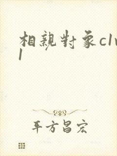 相亲对象c1v1封面