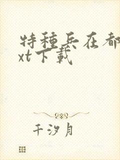 特种兵在都市txt下载