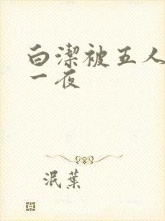 白洁被五人糟蹋一夜封面