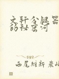 文轩分腿器河马的秘密河